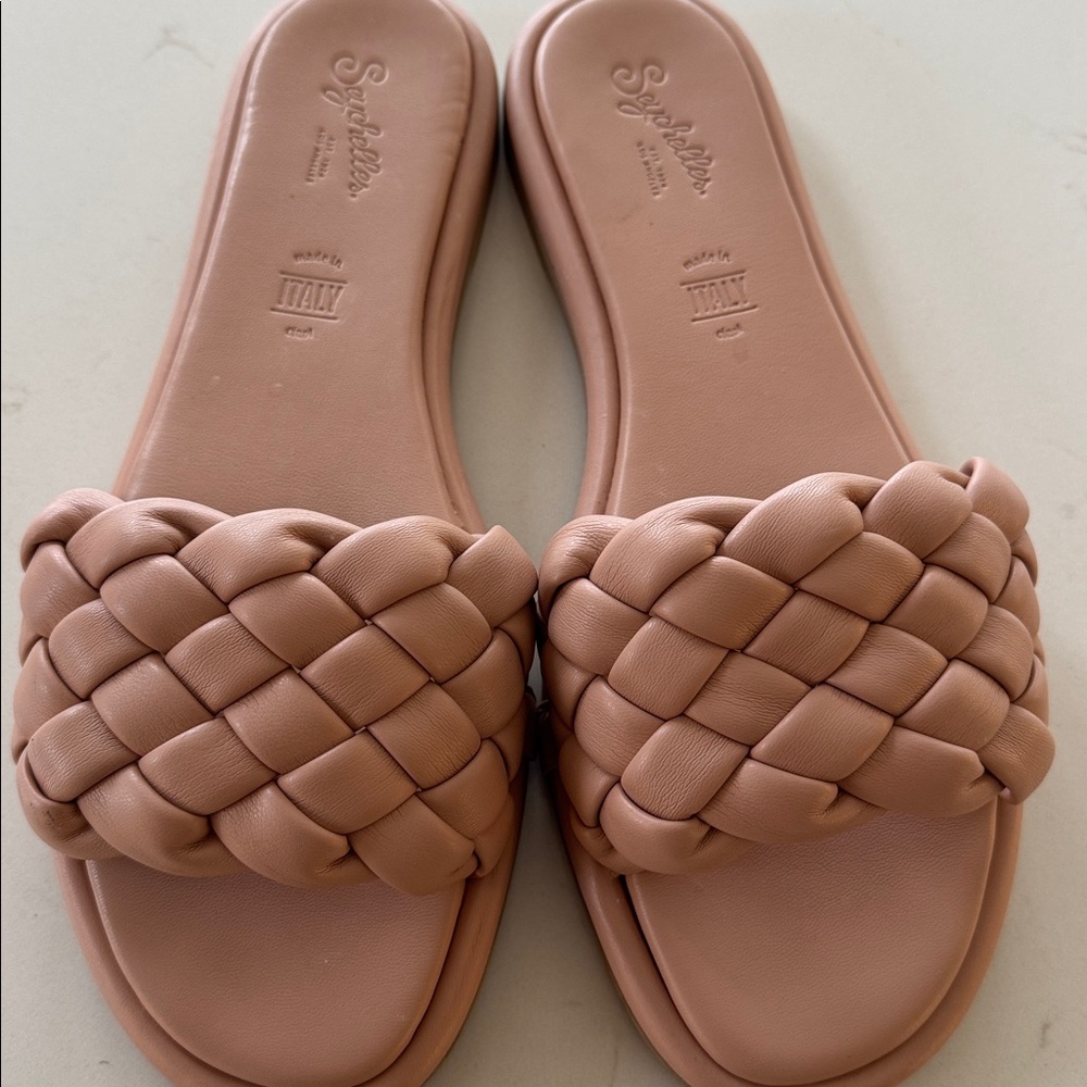 Seychelles Blush Braided Slides Size:11 ✨ - Picture 5 of 7